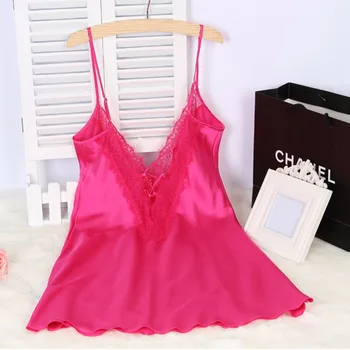 1 PC Women Lingerie Nightwear Lace Deep V Sexy Halter Strap Nightdress Plus Size Home Clothes Newest
1 PC Women Lingerie Nightwear Lace Deep V Sexy Halter Strap Nightdress Plus Size Home Clothes Newest