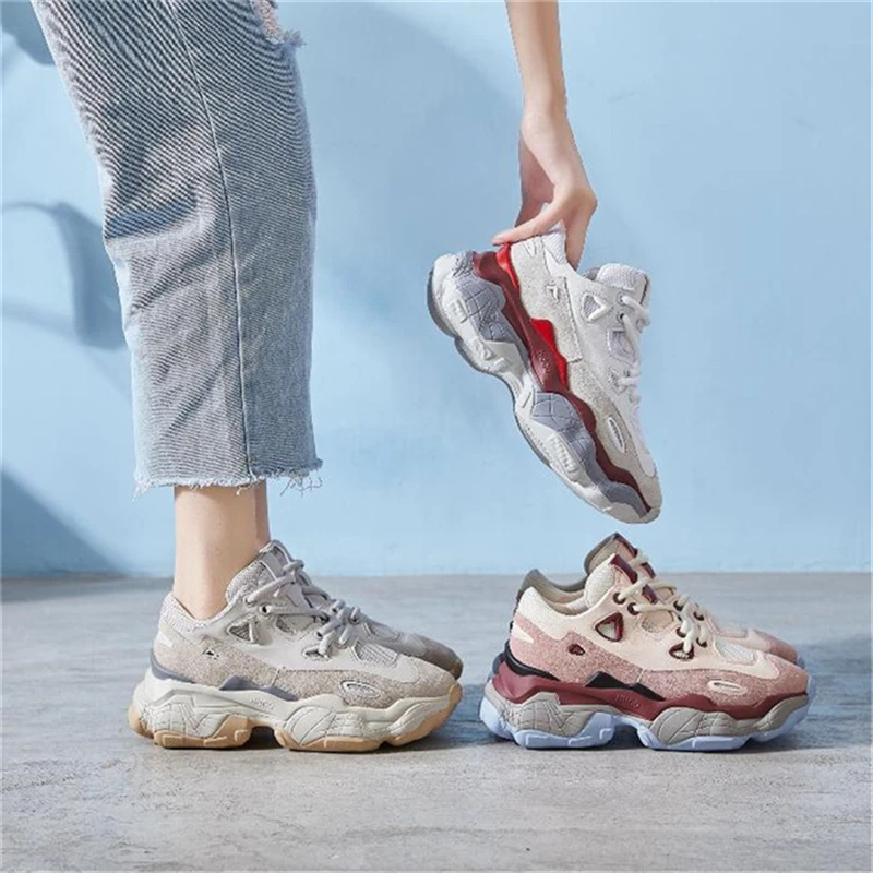 Spring 2019 Genuine leather Female New Sporte Fashion Kind of Super-hot Korean Thick Bottom 5cm Leisure Designer shoes 819
Spring 2019 Genuine leather Female New Sporte Fashion Kind of Super-hot Korean Thick Bottom 5cm Leisure Designer shoes 819