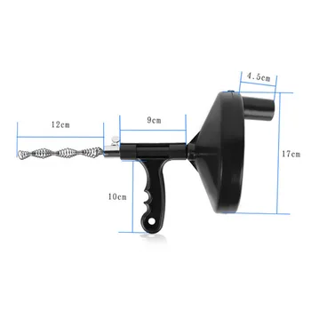 Kitchen Toilet Sewer Blockage Hand Tool Pipe Dredger 5M Drains Dredge Cleaner 17
Kitchen Toilet Sewer Blockage Hand Tool Pipe Dredger 5M Drains Dredge Cleaner 17