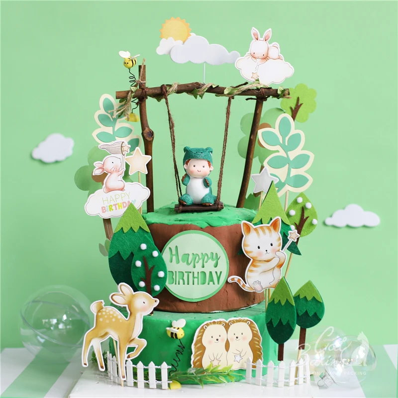Dinosaur Baby Decoration Leaf String Tree Bee Wooden Swing Cake Topper for Birthday Party Wedding Supplies Baking Sweet Gifts
Dinosaur Baby Decoration Leaf String Tree Bee Wooden Swing Cake Topper for Birthday Party Wedding Supplies Baking Sweet Gifts