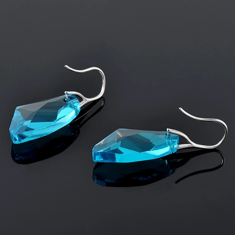 Blue Crystal Water Drop Silver Earrings Luxury Temperament Warrings For Women Fashion Jewelry Accessori Brinco ER882
Blue Crystal Water Drop Silver Earrings Luxury Temperament Warrings For Women Fashion Jewelry Accessori Brinco ER882