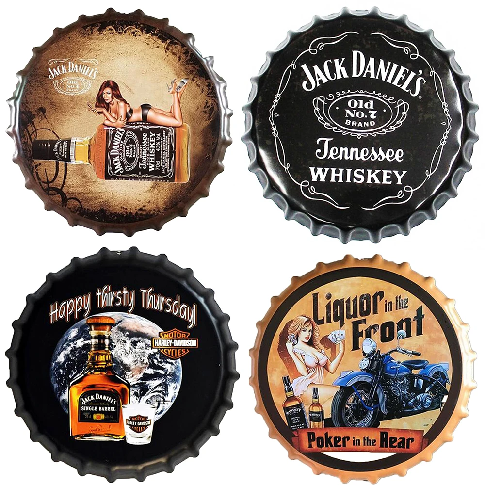 Retro Beer Cap Metal Tin Signs Pub Bar Wall Decor Vintage Metal Plate Art Poster Home Decor Painting Plaques 35cm
Retro Beer Cap Metal Tin Signs Pub Bar Wall Decor Vintage Metal Plate Art Poster Home Decor Painting Plaques 35cm