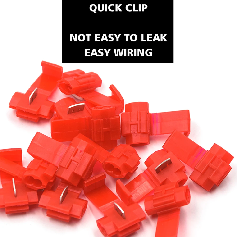 Wire Clip Connector Connection Terminal Wire Twist Connectors for Car Motorcycle Motorbike Atv Lamp Light
Wire Clip Connector Connection Terminal Wire Twist Connectors for Car Motorcycle Motorbike Atv Lamp Light