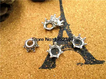 120pcs-Crown Charms, Antique Tibetan silver Tone 3D Crown charm pendants, Jewelry Making 6x13mm
120pcs-Crown Charms, Antique Tibetan silver Tone 3D Crown charm pendants, Jewelry Making 6x13mm