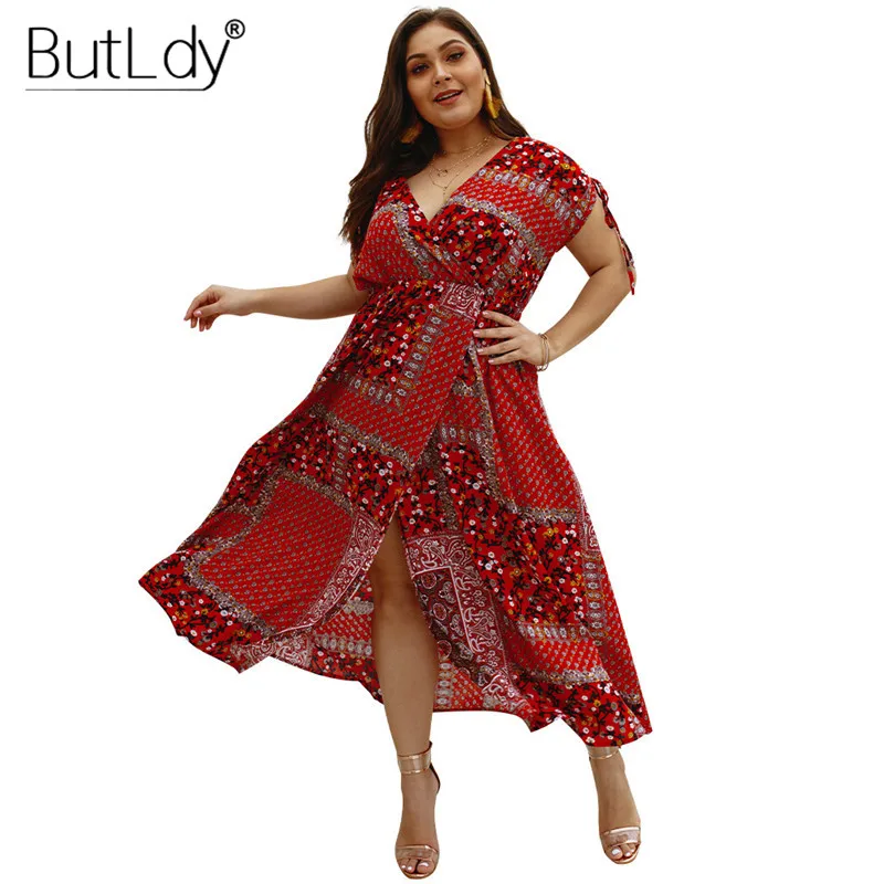 Summer 2019 Long Maxi Beach Bohemian Dress Women Plus Size 4XL Print Floral Retro Vintage Dresses Sexy V Neck Loose Robe Femme
Summer 2019 Long Maxi Beach Bohemian Dress Women Plus Size 4XL Print Floral Retro Vintage Dresses Sexy V Neck Loose Robe Femme