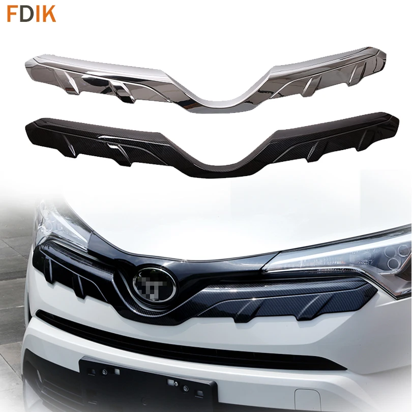Sport Chrome & Carbon Fiber Look Engine Front Bumper Grille Overlay Cover Trim Hood Bonnet for Toyota C-HR CHR 2016 2017 2018
Sport Chrome & Carbon Fiber Look Engine Front Bumper Grille Overlay Cover Trim Hood Bonnet for Toyota C-HR CHR 2016 2017 2018
