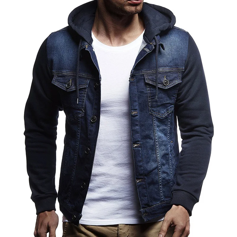Bigsweety Plus Size Denim Jacket Men Hooded Sportswear Casual Fashion Hit Color Jeans Jackets Hoodies Cowboy Mens Outwear
Bigsweety Plus Size Denim Jacket Men Hooded Sportswear Casual Fashion Hit Color Jeans Jackets Hoodies Cowboy Mens Outwear
