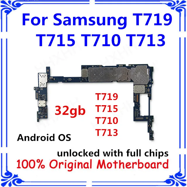 For Samsung Galaxy Tab S2 T719 T715 T710 T713 Mother board 32GB Unlocked MB Android OS card Plate T719 T715 T710 T713 Panel/fee
For Samsung Galaxy Tab S2 T719 T715 T710 T713 Mother board 32GB Unlocked MB Android OS card Plate T719 T715 T710 T713 Panel/fee