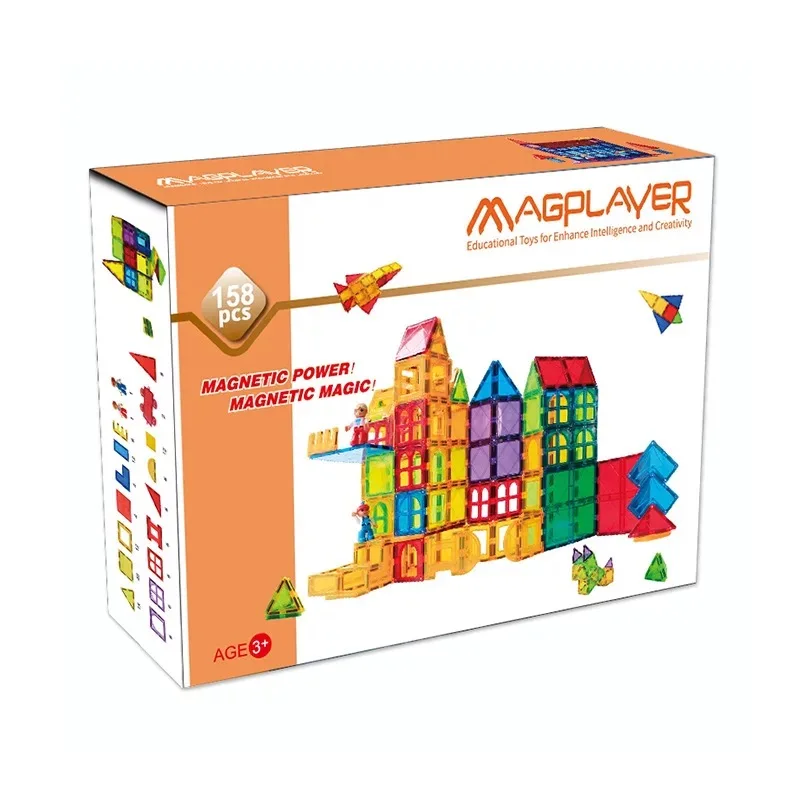 Magnetic Toys 158pcs Building Tiles Blocks Brick Kids Learning Machine Children Gift Game Construction Stacking Sets
Magnetic Toys 158pcs Building Tiles Blocks Brick Kids Learning Machine Children Gift Game Construction Stacking Sets