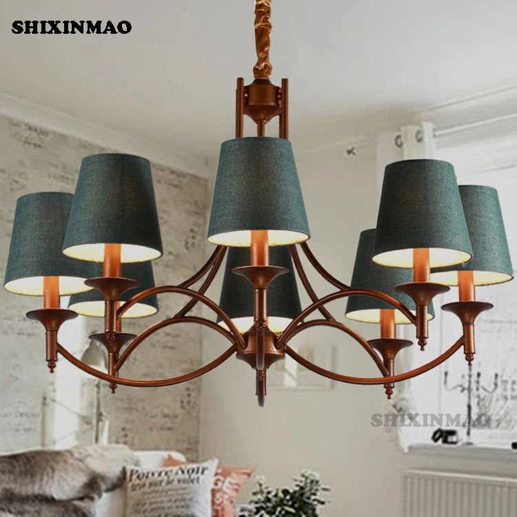 Factory direct Luxury American country style cloth chandeliers living room decoration diningroom/bedroom/livingroom illumination
Factory direct Luxury American country style cloth chandeliers living room decoration diningroom/bedroom/livingroom illumination