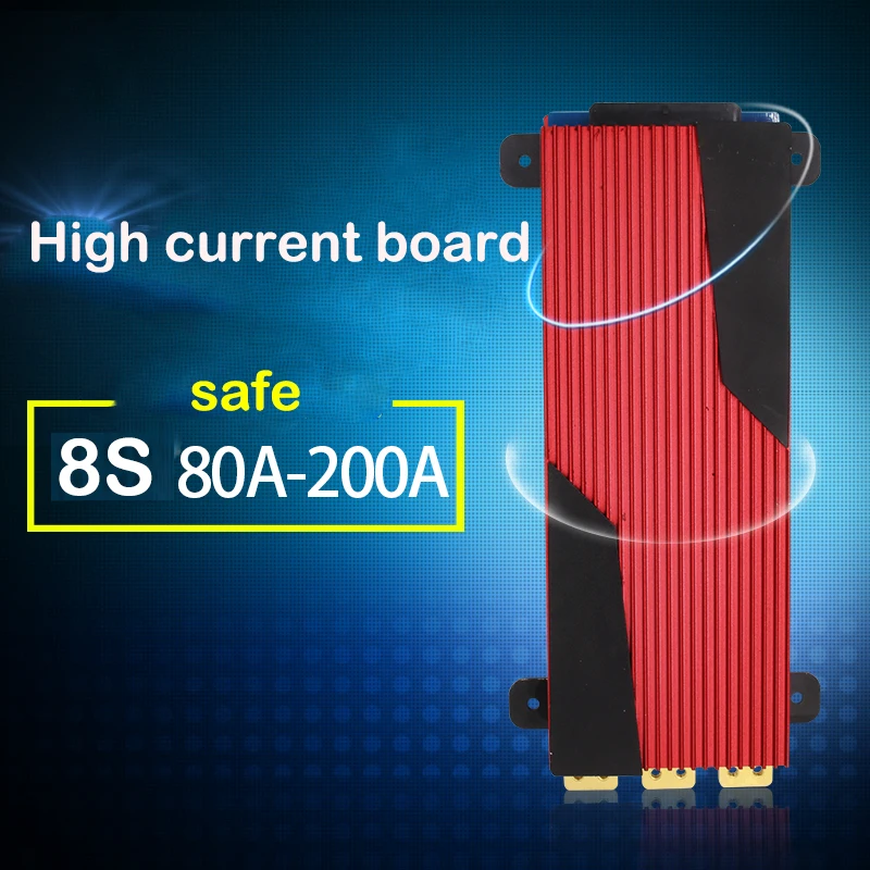 8S 24V LiFePO4 Lithium Battery Protection Board High Current Ebike 80A 100A 120A 150A 200A Balance Function 8 Cell Pack PCB BMS
8S 24V LiFePO4 Lithium Battery Protection Board High Current Ebike 80A 100A 120A 150A 200A Balance Function 8 Cell Pack PCB BMS