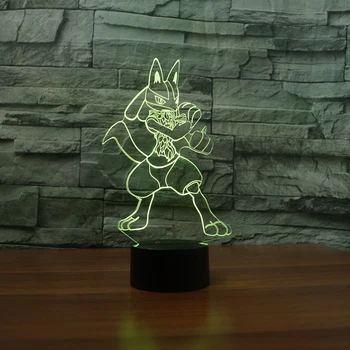 Creative 3D Gifts Usb Decor Vision Cartoon Boxer Shape Fox Luminaria Table Lamp Led 7 Colors Changing Baby Sleeping Night Lights
Creative 3D Gifts Usb Decor Vision Cartoon Boxer Shape Fox Luminaria Table Lamp Led 7 Colors Changing Baby Sleeping Night Lights