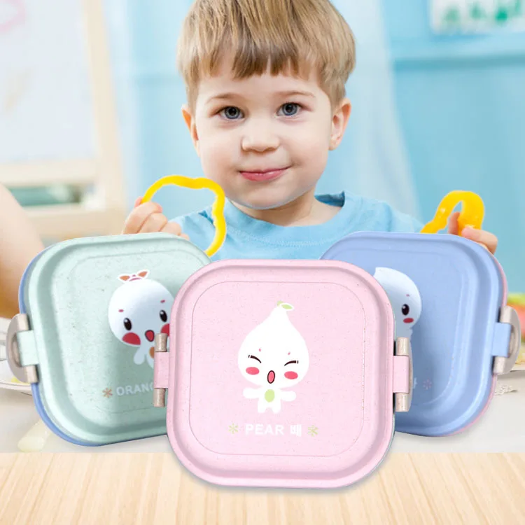 Japanese Cute Cartoon Wheat straw Lunchbox Portable Leak-Proof Food Storage Container Bento Lunch Box for Kids
Japanese Cute Cartoon Wheat straw Lunchbox Portable Leak-Proof Food Storage Container Bento Lunch Box for Kids