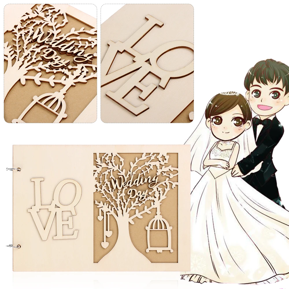 Wedding GuestBook Wooden Wedding Guest Book Wedding Tree Personalised Guest Book wedding Signature Romantic Book Party Supplies
Wedding GuestBook Wooden Wedding Guest Book Wedding Tree Personalised Guest Book wedding Signature Romantic Book Party Supplies