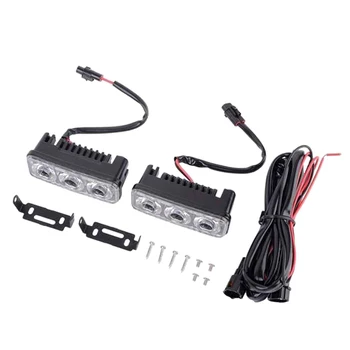1 pair Waterproof Car High Power Aluminum DRL LED Daytime Running Light with Lens Xenon White DRL
1 pair Waterproof Car High Power Aluminum DRL LED Daytime Running Light with Lens Xenon White DRL