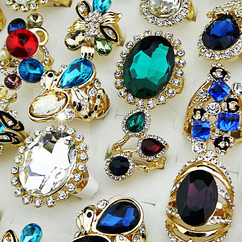 Trendy 10pcs 2015 New Arrival Big Large Cubic Zirconia Rhinestones Crystal 18k Gold P Luxury Women Rings Wholesale Lots A248
Trendy 10pcs 2015 New Arrival Big Large Cubic Zirconia Rhinestones Crystal 18k Gold P Luxury Women Rings Wholesale Lots A248