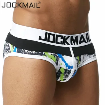 JOCKMAIL Sexy Men Underwear Breathable Mens Briefs Underpants Solid patchwork print Gay Underwear Cueca Male Panties Shorts
JOCKMAIL Sexy Men Underwear Breathable Mens Briefs Underpants Solid patchwork print Gay Underwear Cueca Male Panties Shorts