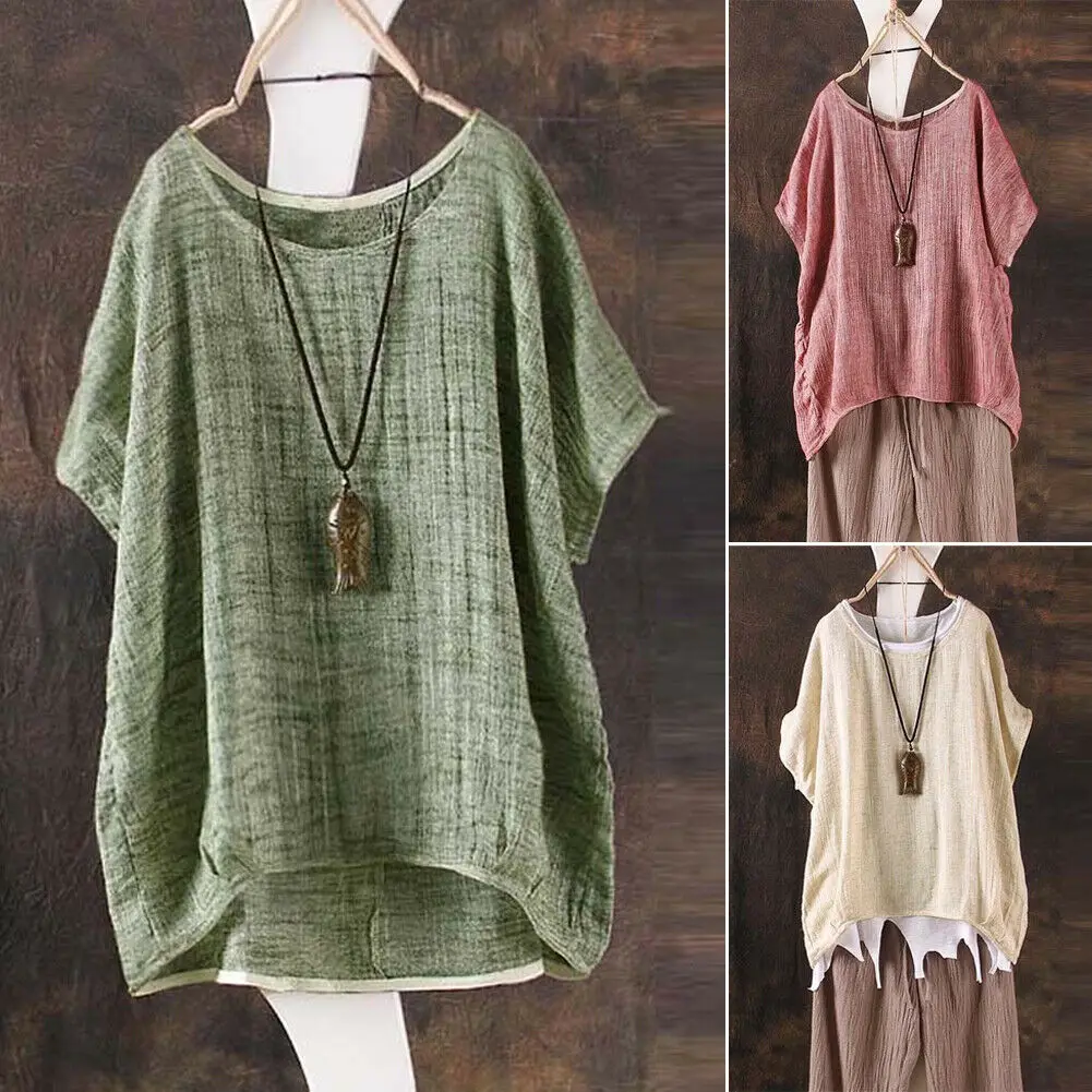 Plus Size 2019 New Women Summer Boho T Shirt Casual Plain Loose Short Sleeve T-Shirts Batwing Chiffon Top Fashion Streetwear
Plus Size 2019 New Women Summer Boho T Shirt Casual Plain Loose Short Sleeve T-Shirts Batwing Chiffon Top Fashion Streetwear