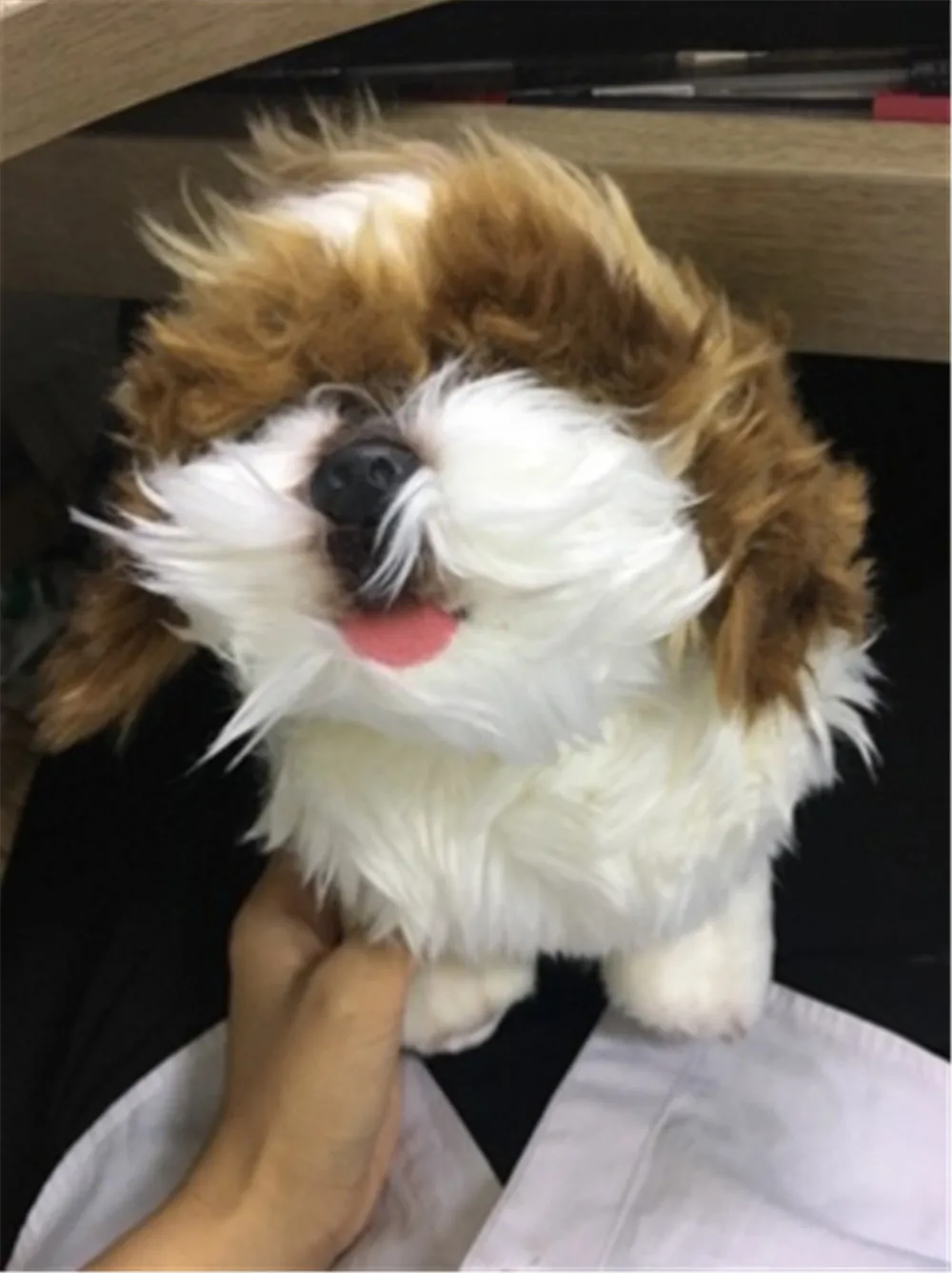 realistic stuffed shih tzu