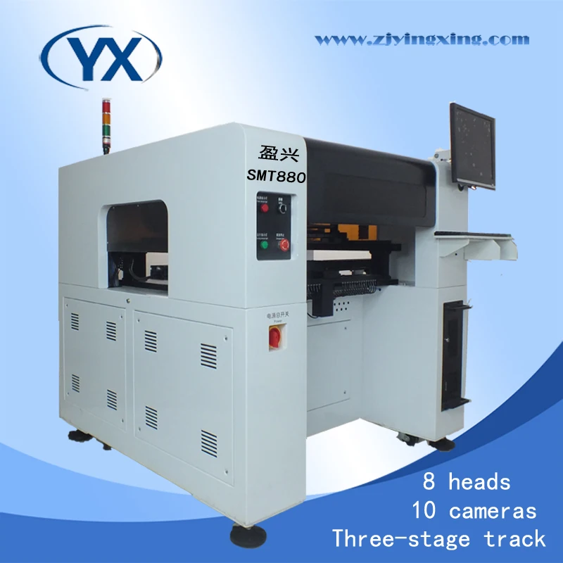 Full Automatic 8 Head Pick and Place Robot Machine PCB Assembly Machine SMT880,0402,0201,0805,1206,BGA
Full Automatic 8 Head Pick and Place Robot Machine PCB Assembly Machine SMT880,0402,0201,0805,1206,BGA