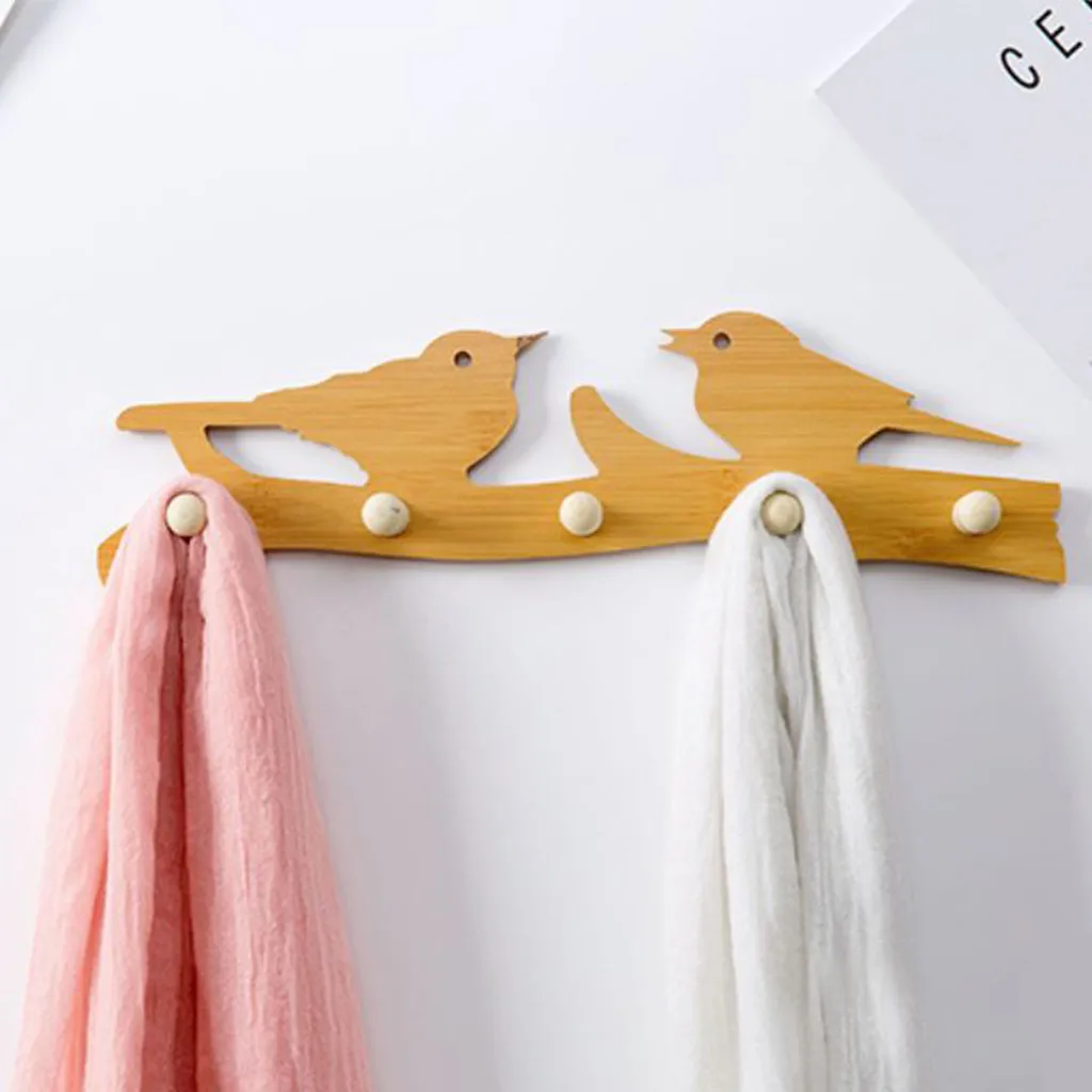 Cute Bird Hook Clothes Towel Wall Hook Kids Room Decor Hanging Hooks Wooden Clothes Rack Wall-Mounted Sticky Clothing Hanger
Cute Bird Hook Clothes Towel Wall Hook Kids Room Decor Hanging Hooks Wooden Clothes Rack Wall-Mounted Sticky Clothing Hanger