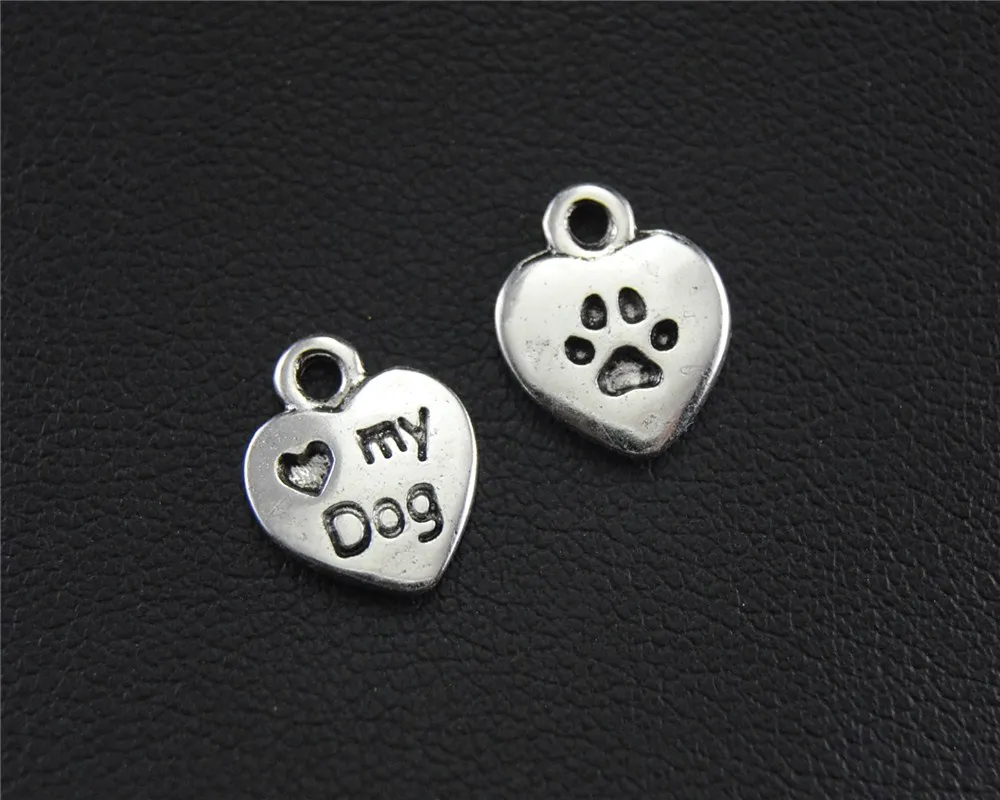 50pcs Antique Sliver my dog and cat Charm Pendant DIY Necklace Charm Bracelet Bangle Jewelry A1175/1417/A3234
50pcs Antique Sliver my dog and cat Charm Pendant DIY Necklace Charm Bracelet Bangle Jewelry A1175/1417/A3234
