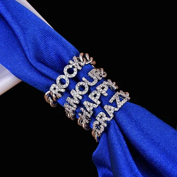 AAA+ New Fashion Letter Ring Micro Mosaic Top CZ Crystals Silver Soft Chain Circle Knuckle Tail Rings For Women
AAA+ New Fashion Letter Ring Micro Mosaic Top CZ Crystals Silver Soft Chain Circle Knuckle Tail Rings For Women