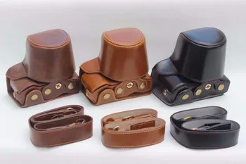 PU Leather Camera Case For Olympus EPL7 EPL8 Camera Bag Cover With Battery Opening + Shoulder neck strap
PU Leather Camera Case For Olympus EPL7 EPL8 Camera Bag Cover With Battery Opening + Shoulder neck strap