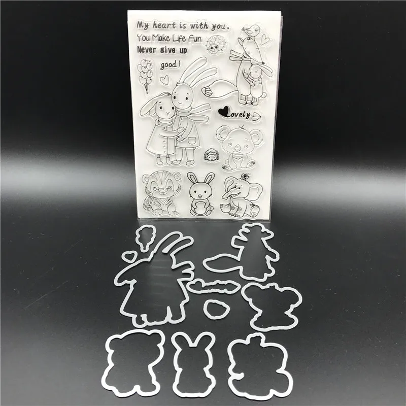 Rabbit Metal Cutting Dies Stencils for DIY Scrapbook/photo album Decorative Embossing DIY Paper Cards Making Proje A583
Rabbit Metal Cutting Dies Stencils for DIY Scrapbook/photo album Decorative Embossing DIY Paper Cards Making Proje A583