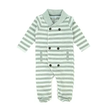 Newborn Baby Boy Clothes Striped Spring Autumn Body suit Cotton Full Sleeves Jumpsuit Infatn Boys One-piece Costumes Footies
Newborn Baby Boy Clothes Striped Spring Autumn Body suit Cotton Full Sleeves Jumpsuit Infatn Boys One-piece Costumes Footies