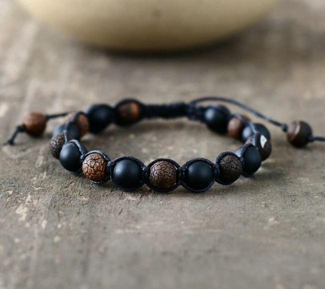 Men Bracelets Matte Cracked Onyx Bradied Bracelet Handmade Couples Friendship Bracelets Mens Beads Punk Bracelet Dropship
Men Bracelets Matte Cracked Onyx Bradied Bracelet Handmade Couples Friendship Bracelets Mens Beads Punk Bracelet Dropship