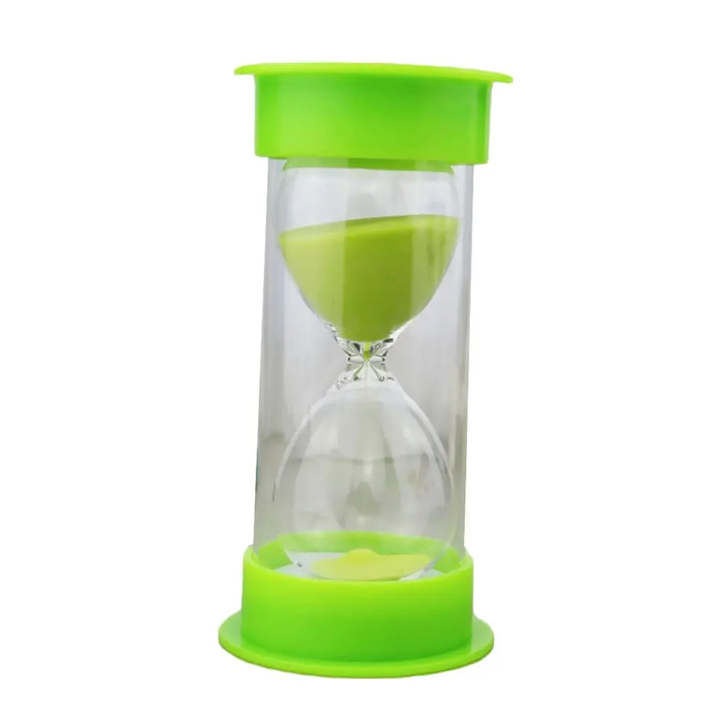 5//10//15//20//30Min 5PCS SET Plastic Hourglass Home Desktop Sand Glass Timer