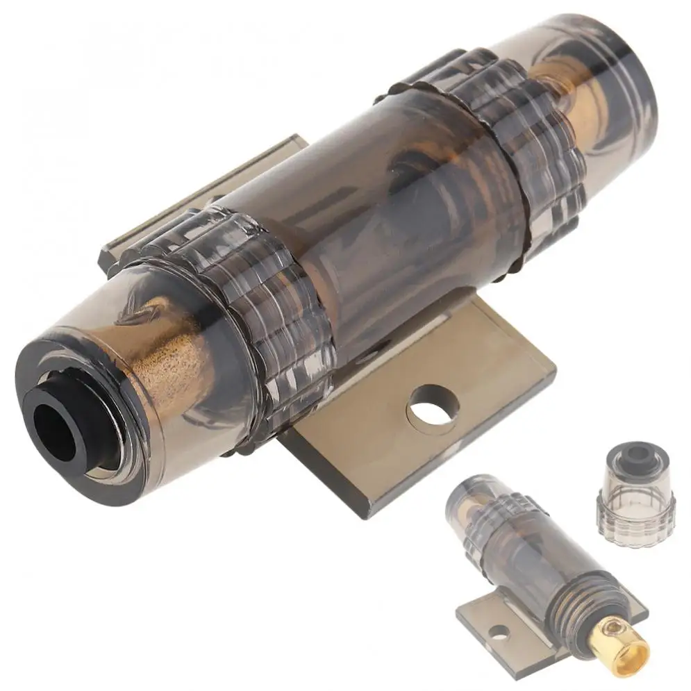 Universal Car Audio Refit Fuse Holder 8 Gauge 60A DC 12V Car Stereo Audio Circuit Breaker Inline Fuse
Universal Car Audio Refit Fuse Holder 8 Gauge 60A DC 12V Car Stereo Audio Circuit Breaker Inline Fuse