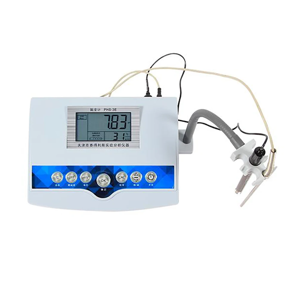 

Lab Benchtop PH Meter mV Tester PHS-25/2C/3C/3E Digital Acidity Meter With Temperature Compensation