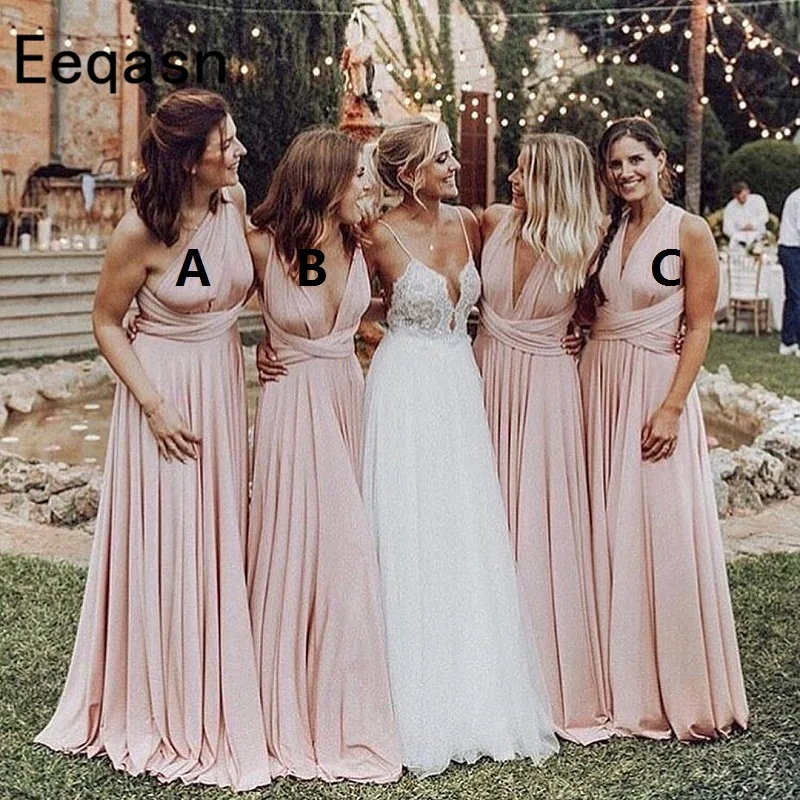 Simple Long Bridesmaid Dresses V Neck Plus Size Stretch Satin A Line Party Dress for Wedding Party Maid Dress Vestidos
Simple Long Bridesmaid Dresses V Neck Plus Size Stretch Satin A Line Party Dress for Wedding Party Maid Dress Vestidos