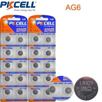 2Card/20PCS PKCELL AG6 Battery SR920SW SR69 SG6 371 605 1.5V Alkaline Button Batteries Coin Cell for Watch
2Card/20PCS PKCELL AG6 Battery SR920SW SR69 SG6 371 605 1.5V Alkaline Button Batteries Coin Cell for Watch