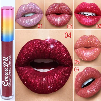 Lipstick Women Sexy Waterproof Lips Metallic Lip Gloss
Lipstick Women Sexy Waterproof Lips Metallic Lip Gloss