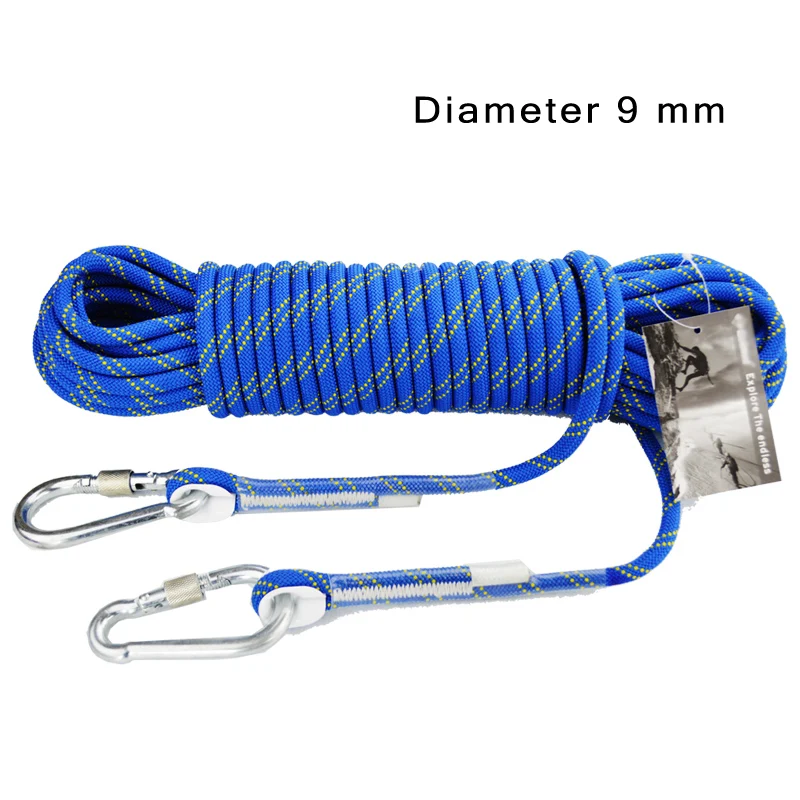 Profession 5M~200M Outdoor Survival Paracord Climbing Rope Hiking Accessory Diameter 9mm with Climbing Buckle static rope
Profession 5M~200M Outdoor Survival Paracord Climbing Rope Hiking Accessory Diameter 9mm with Climbing Buckle static rope