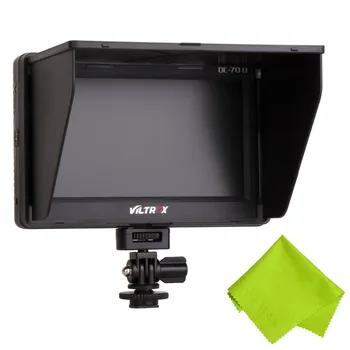 Viltrox 7'' DC-70II Clip-on HD LCD HDMI AV Input 4K Camera Video Monitor Display+Battery+Charger for Canon Nikon DSLR BMPCC
Viltrox 7'' DC-70II Clip-on HD LCD HDMI AV Input 4K Camera Video Monitor Display+Battery+Charger for Canon Nikon DSLR BMPCC