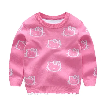 Knitted Baby Clothes Cartoon hello kitty Baby Girl Sweater Autumn Winter Girl Sweater Casual Sweater Baby Girl
Knitted Baby Clothes Cartoon hello kitty Baby Girl Sweater Autumn Winter Girl Sweater Casual Sweater Baby Girl