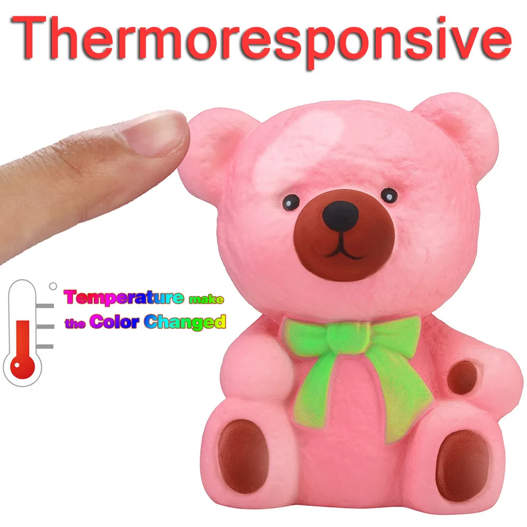 anti stress Squish Thermal Heat Induction Squishies Bear Slow Rising Scented Reliever Stress Toys Decompression Toy skvishi bear
anti stress Squish Thermal Heat Induction Squishies Bear Slow Rising Scented Reliever Stress Toys Decompression Toy skvishi bear
