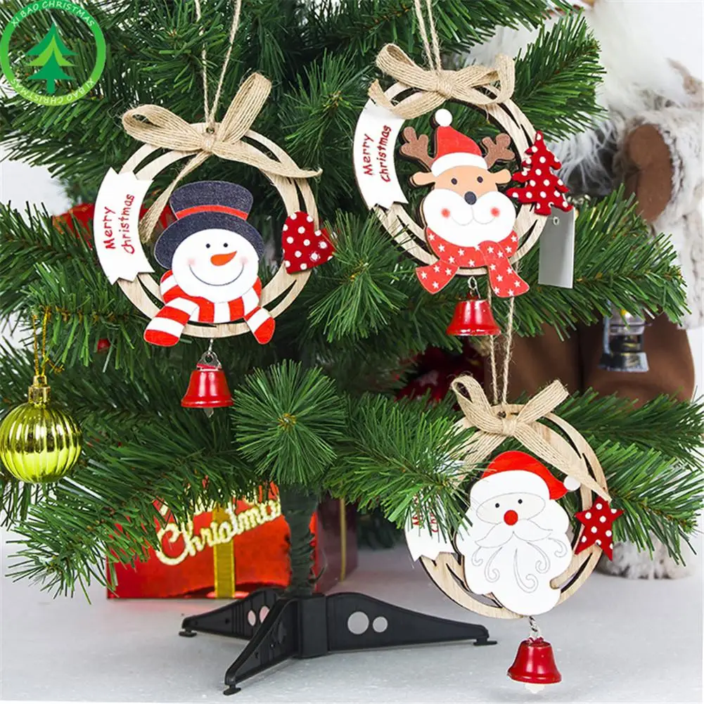 1Pcs Christmas Tree Hanging Bell Pendant Christmas Decoration Santa Claus Snowman Elk Pendant Home Decorations
1Pcs Christmas Tree Hanging Bell Pendant Christmas Decoration Santa Claus Snowman Elk Pendant Home Decorations