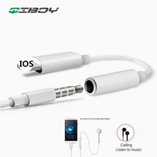 To 3.5mm Jack Headphones Adapter For Lighting Plug Play Audio Earphone Cable Converter Adapter For iPhone X 7 8 Plus AUX Adapter
To 3.5mm Jack Headphones Adapter For Lighting Plug Play Audio Earphone Cable Converter Adapter For iPhone X 7 8 Plus AUX Adapter