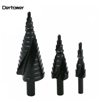 4-32mm Step Drill Bit HSS Cobalt Nitrogen High Speed Steel Spiral for Metal Cone Drill Bit Set Triangle Shank Hole Cutter
4-32mm Step Drill Bit HSS Cobalt Nitrogen High Speed Steel Spiral for Metal Cone Drill Bit Set Triangle Shank Hole Cutter