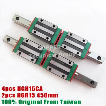 HIWIN HGH15CA slide block with 450mm HGR15 lineaire guide rail 15 type for CNC kit HGH15
HIWIN HGH15CA slide block with 450mm HGR15 lineaire guide rail 15 type for CNC kit HGH15