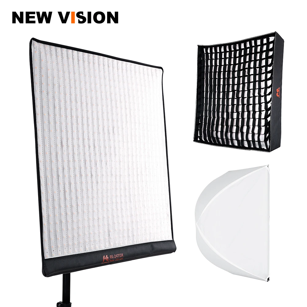 Falcon Eyes RX-24TDX Square Rollable Cloth LED Fill-in Light Lamp Studio Video Lighting Panel 150W Bi-Color 3000K-5600K Softbox
Falcon Eyes RX-24TDX Square Rollable Cloth LED Fill-in Light Lamp Studio Video Lighting Panel 150W Bi-Color 3000K-5600K Softbox