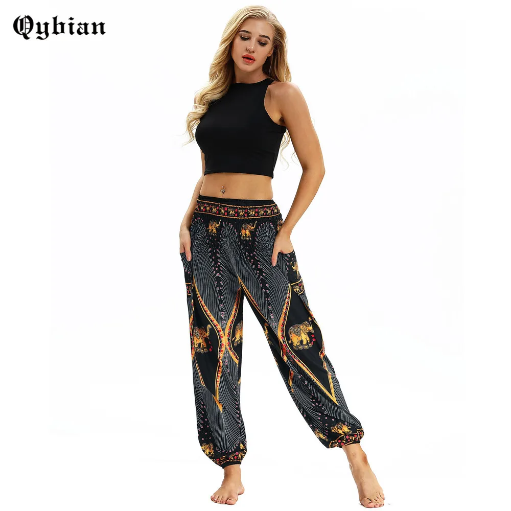 Qyiban Novelty Streetwear High Waist Pants Elastic Wide Waist Casual Yellow geometric elephant Harem Pants Bloomers Boho
Qyiban Novelty Streetwear High Waist Pants Elastic Wide Waist Casual Yellow geometric elephant Harem Pants Bloomers Boho