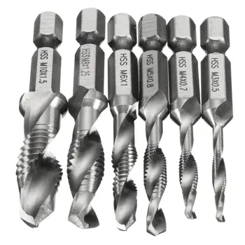 1PC 1/4 INCH Hex Shank Twist Drill Bits Set HSS Metric Right Hand Screw Thread Tap Taper easy to operate
1PC 1/4 INCH Hex Shank Twist Drill Bits Set HSS Metric Right Hand Screw Thread Tap Taper easy to operate