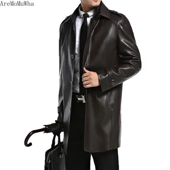 AreMoMuWha2019 Autumn and Winter Pu Leather Men's Leather Jacket Long Section Leather Windbreaker Men's Leather ThickeningQX1098
AreMoMuWha2019 Autumn and Winter Pu Leather Men's Leather Jacket Long Section Leather Windbreaker Men's Leather ThickeningQX1098
