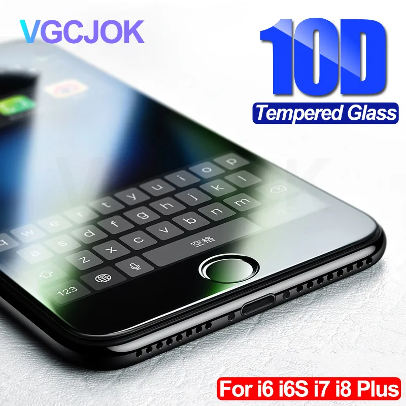 10D Curved Edge Protective Glass on the For iPhone 7 8 6 6S Plus Tempered Screen Protector Glass For iphone 8 7 6 6s Plus Film
10D Curved Edge Protective Glass on the For iPhone 7 8 6 6S Plus Tempered Screen Protector Glass For iphone 8 7 6 6s Plus Film